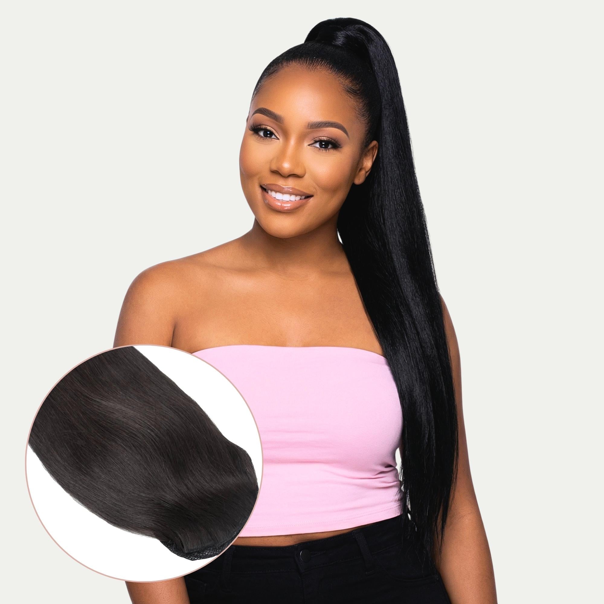 Raw Straight 100% Human Hair Ponytail Extension