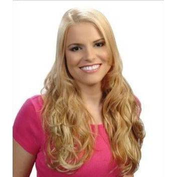 VIP Collection Synthetic Clip-In Extensions / Amber 17''